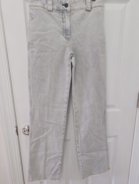 Light Gray Straight-Leg Women's Jeans